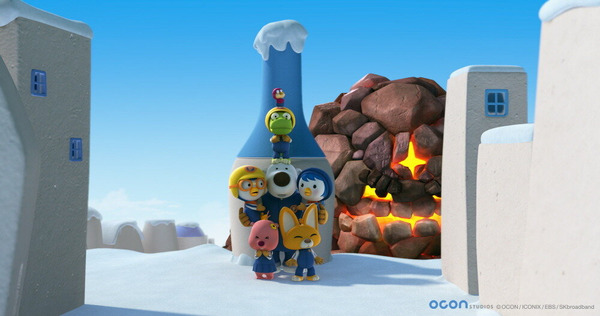 Кадр из мультфильма Пингвинёнок Пороро. Новогодние приключения