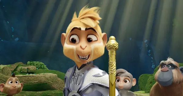 Кадр из мультфильма Шимми: Первый король обезьян