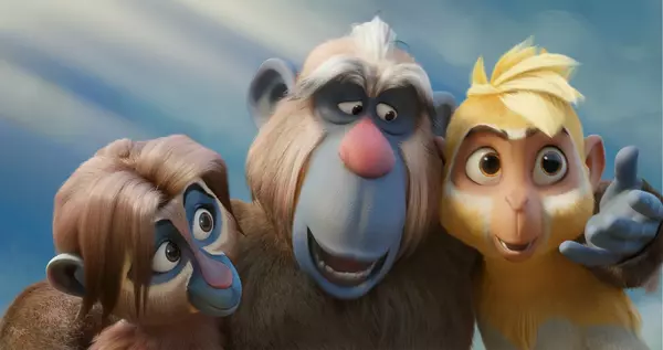 Кадр из мультфильма Шимми: Первый король обезьян
