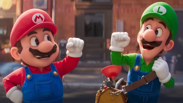 Кадр из мультфильма Братья Супер Марио в кино