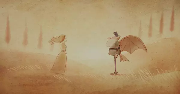 Кадр из мультфильма Волшебное приключение Да Винчи