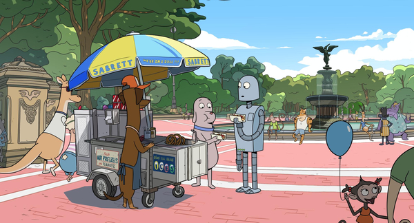 Кадр из мультфильма Мечты робота